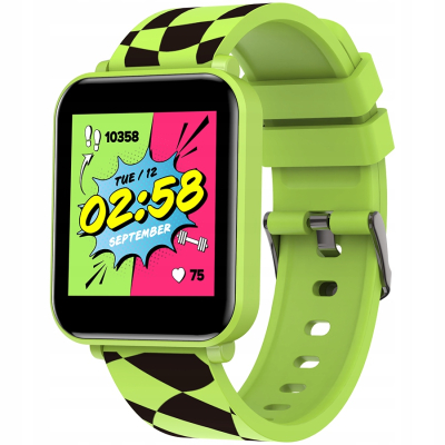 CANYON Smartwatch dla dzieci Joyce KW 43 DUAL BT Music Zielony