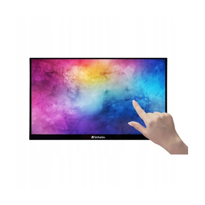 Verbatim monitor przenośny dotykowy, PMT-14, 14", Full HD (1920x1080), 60Hz