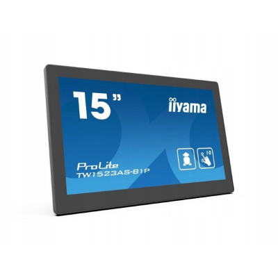 IIYAMA Monitor 15 cal TW1523AS-B1P 10P,DOT IPS ANDROID USB WIFI MIC 2W