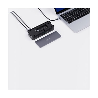 Verbatim Stacja dokująca USB-C Pro 15-port HDMI RJ45 microSD USB-A USB-C