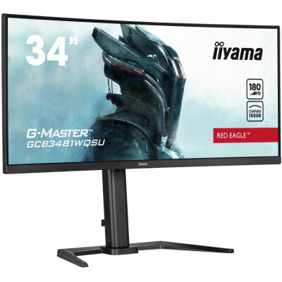 IIYAMA Monitor 34 cale GCB3481WQSU-B1 VA UWQHD 180HZ 0.3ms 500cd