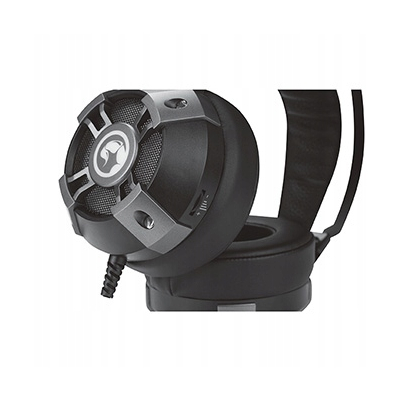 Marvo HG9015G słuchawki z mikrofonem, przewodowa, czarne, 7.1 virtual, USB