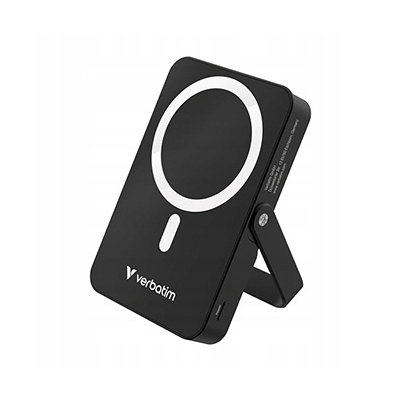 Verbatim, powerbank z ładowaniem bezprzewodowym 5V 10 000mAh czarna 32264