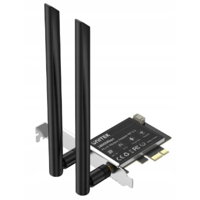 Unitek Karta sieciowa WiFi 6 na PCI-E, BT 5.2