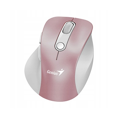 Genius Ergo 9000S Pro Mysz bezprzewodowa, różowa, 2400DPI