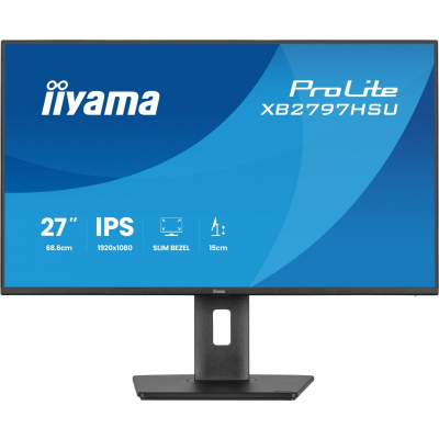 Monitor iiyama ProLite 27 cali XB2797HSU-B1 IPS FHD HDMI DP 120Hz
