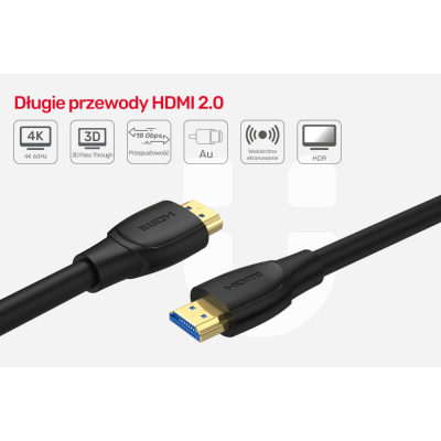 Unitek C11046BK Kabel HDMI v2.0 20m