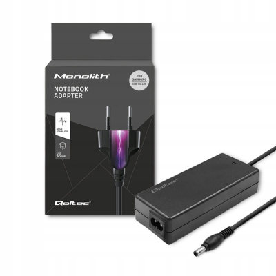 Qoltec Zasilacz do Samsung 40W 19V 2.1A 5.5*3.0+pin +kabel 51511