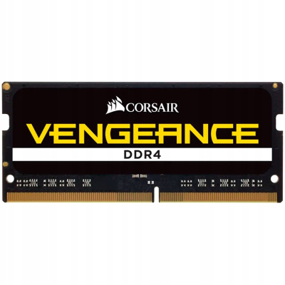 CORSAIR DDR4, 3200MHz 8GB (1x8GB) SODIMM, Unbuffered, 22-22-22-53, Black