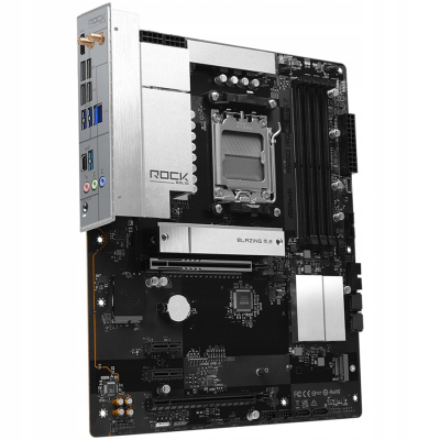 ASROCK MB Desktop B850 Rock WiFi 7, AM5, 4x DDR5, 1x PCIe 5.0 x16,