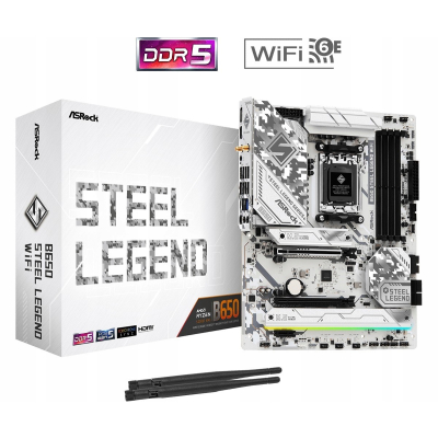 Płyta główna ATX ASRock B650 STEEL LEGEND WIFI DDR5 AM5