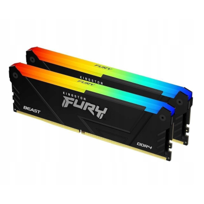 Kingston Pamięć DDR4 Fury Beast RGB 32GB(2*16GB)/3200 CL16