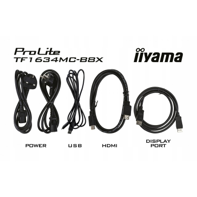 IIYAMA Monitor 15.6 cala TF1634MC-B8X IPS,poj.10pkt.450cd IP65 7H HDMI DP Sklep KOZIENICE RADOM