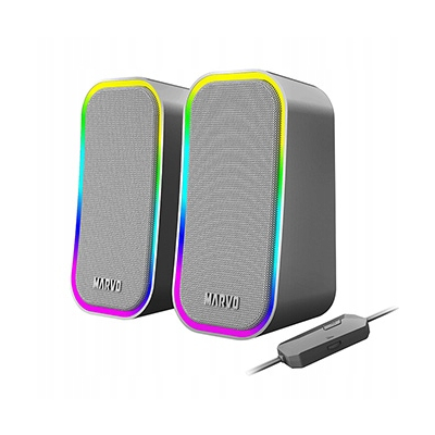 Marvo głośniki HAVOC 20GY, 6W, szary, podświetlane