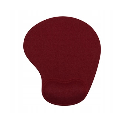 Powerton ERGO PALMA MINI Podkładka pod mysz żelowa, czerwone wino