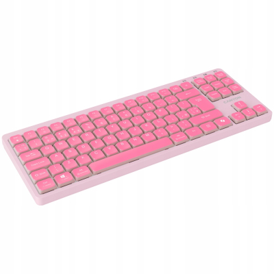 Canyon OnType 10 Low Profile - klawiatura przewodowa TKL (różowa, EN)