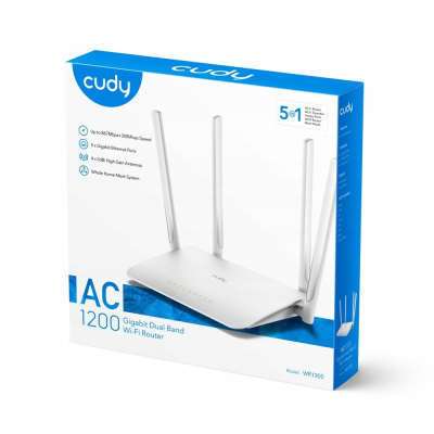 CUDY Router WR1300 Mesh Gigabit WiFi AC1200 Sklep KOZIENICE RADOM