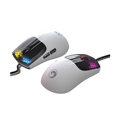 Marvo M727 Mysz przewodowa, biała, 12000DPI