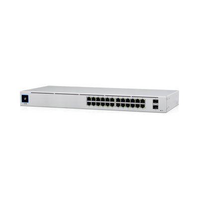 UBIQUITI UniFi Switch USW-24, 24 port, Layer 2, (24) GbE, (2) 1G SFP