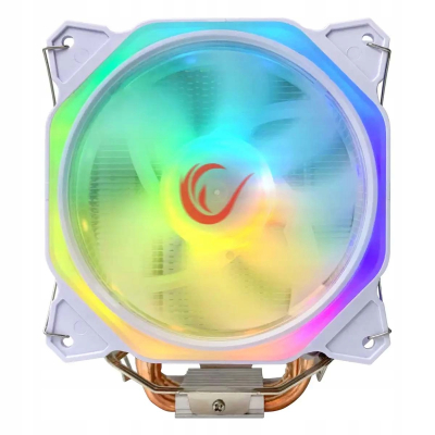 Rampage Octagon C50 Chłodzenie LGA1700/AM5 1800RPM 120mm ARGB PWM Biały