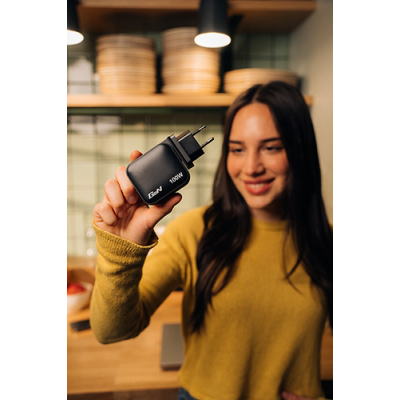 Verbatim Mini ładowarka GaN USB 3.0 USB C 100 W wymienne końcówki C,G,A