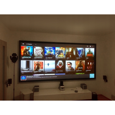 Maclean Ekran projekcyjny, ramowy, do projektora, 100