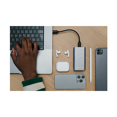 Verbatim SSD Zewnętrzny TurboMetal SSD 32021 1000GB Srebrny M.2, USB C