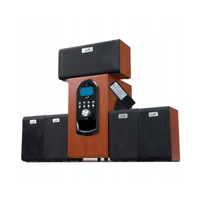 Genius głośniki SW-HF 5.1 6000 v2, 5.1, 200W zdalne sterowanie, kino domowe