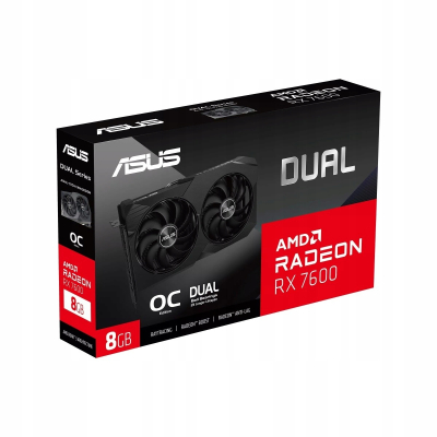 ASUS Karta graficzna Radeon RX 7600 V2 Dual OC 8GB