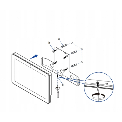 IIYAMA Monitor 10 cali TW1025ALASC B1PNR 10 punktów dotykowych IPS WiFi