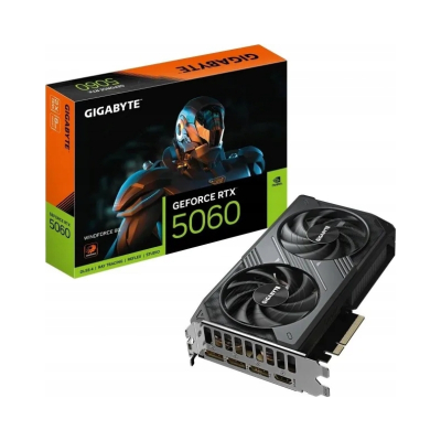 Karta graficzna GIGABYTE GeForce RTX 5060 WINDFORCE 8GB GDDR7