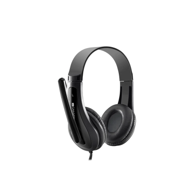 CANYON Zestaw słuchawkowy СHSC-1 PC Mik 2m Czarny