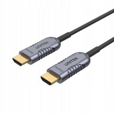 Unitek kabel optyczny HDMI 2.1 AOC 8K 120Hz 30 m