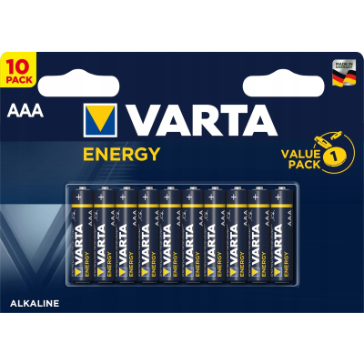 VARTA BATERIE ALKALICZNE R3 (AAA) ENERGY 10szt