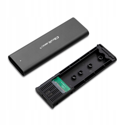 Qoltec Obudowa kieszeń do dysków M.2 SSD NVME PCI-E USB typ C