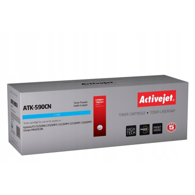 Toner Activejet ATK-590CN Kyocera TK-590C; Supreme