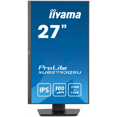 IIYAMA Monitor 27 cali ProLite XUB2793QSU-B6 IPS QHD HAS 100Hz HDMI DP USB Sklep KOZIENICE RADOM