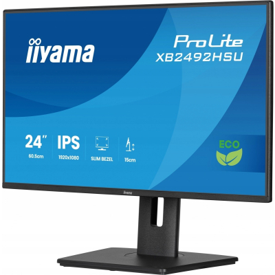 Monitor iiyama 24 cali XB2492HSU-B1 IPS FHD HDMI DP 120Hz 300cd 4ms