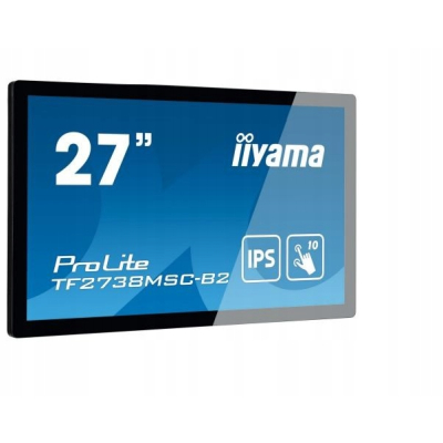 IIYAMA Monitor 27 cali TF2738MSC-B2 IPS,FHD DVI DP HDMI 2x3W poj.10p IP1X