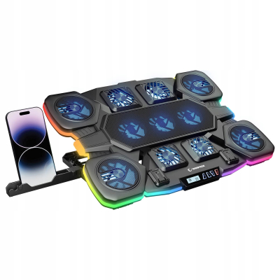 Rampage Glacier Gamingowa podstawka chłodząca pod laptop 14-17” 2600RPM