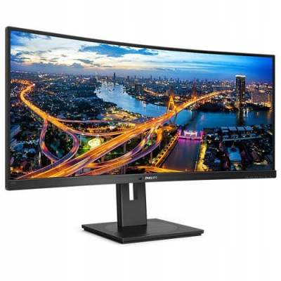 Philips Monitor 346B1C 34 cale VA Curved HDMIx2 DPx2 USB-C HAS