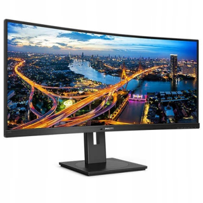 Philips Monitor 346B1C 34 cale VA Curved HDMIx2 DPx2 USB-C HAS 3440 x 1440 (WQHD) Sklep KOZIENICE RADOM