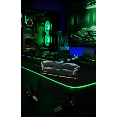 Lexar Pamięć DDR5 ARES RGB Gaming 32GB(2*16GB)/6800 czarna