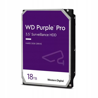 Dysk wewnętrzny WD Purple Pro 18TB 3,5 512MB