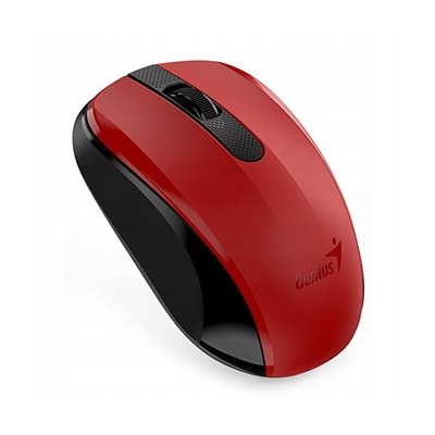 Genius NX-8008S Mysz bezprzewodowa, czerwona, 1200DPI