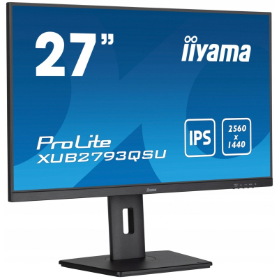 IIYAMA Monitor 27 cali XUB2793QSU-B7 IPS QHD HAS(150mm) 100Hz 300cd