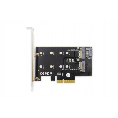 Digitus Kontroler M.2 NGFF/NVMe SSD PCIe3.0 SATA