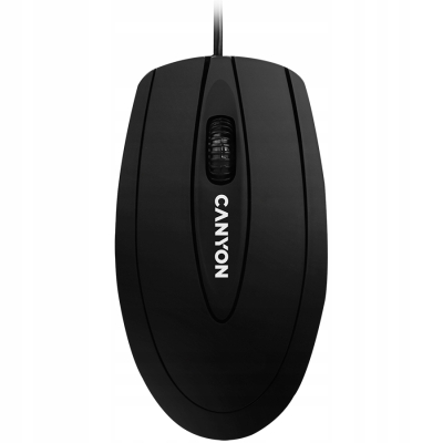 Canyon CM-1 - przewodowa mysz optyczna 1000 DPI (czarna)