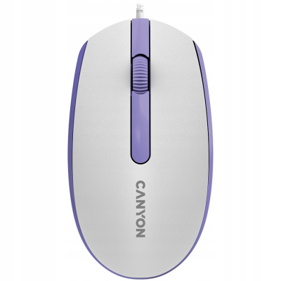 Canyon M-10 - przewodowa mysz optyczna Lawendowa