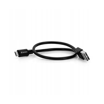 Verbatim USB kabel (2.0), USB A M - microUSB (M) 1m reversible czarny 48863